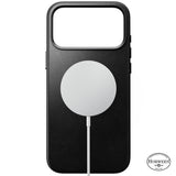 Nomad iPhone 17 Pro Max/iPhone 18 Pro Max Cover Traditional Leather Case Horween Sort
