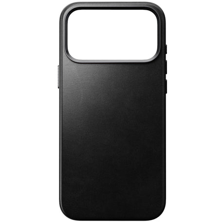 Nomad iPhone 17 Pro Max/iPhone 18 Pro Max Cover Traditional Leather Case Horween Sort