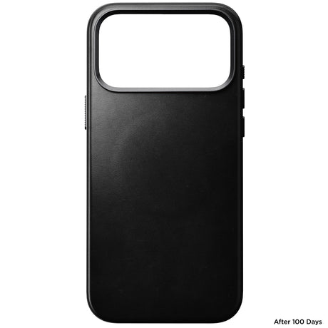 Nomad iPhone 17 Pro Max/iPhone 18 Pro Max Cover Traditional Leather Case Horween Sort
