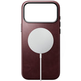 Nomad iPhone 17 Pro Max/iPhone 18 Pro Max Cover Traditional Leather Case Horween Burgundy
