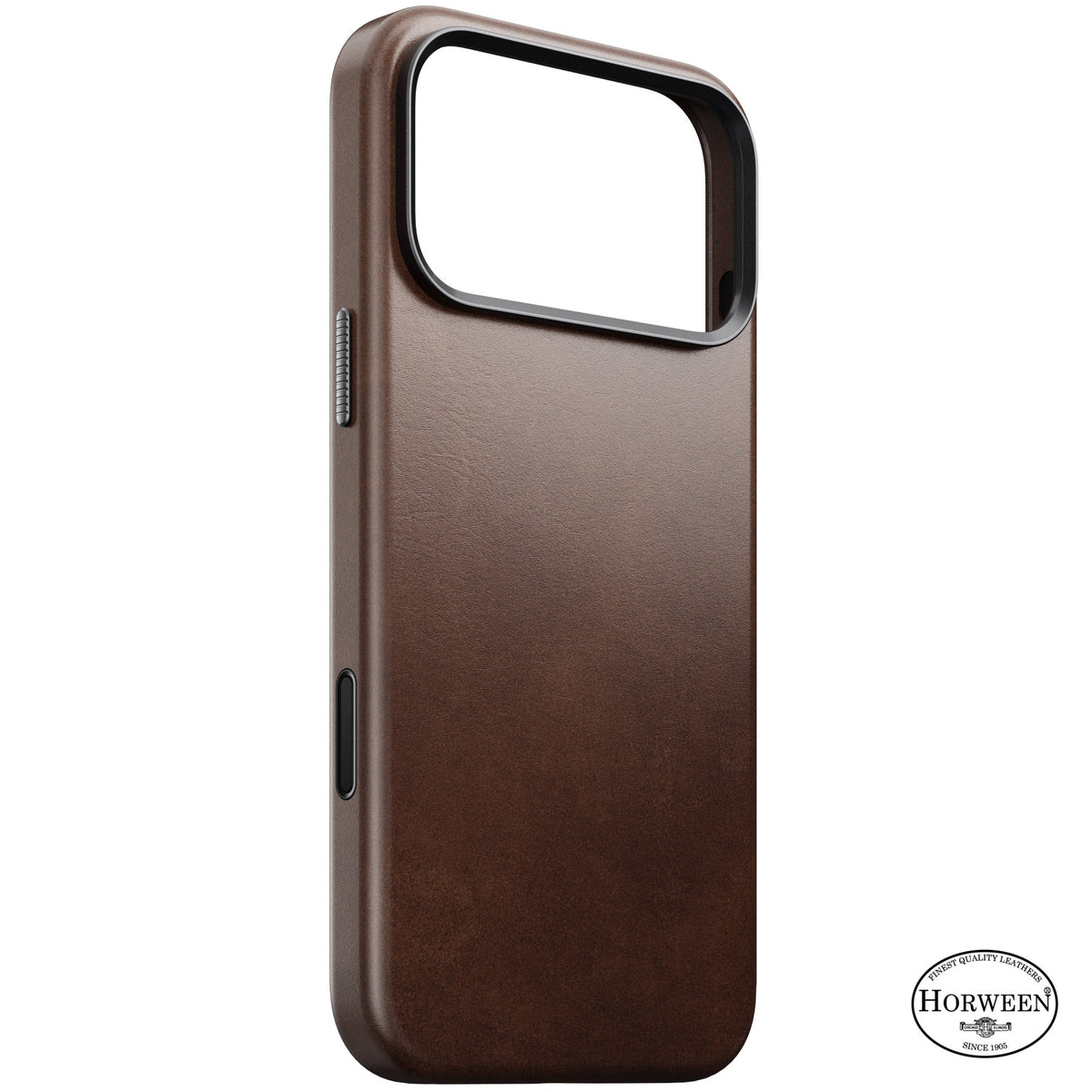 Nomad iPhone 17 Pro Max/iPhone 18 Pro Max Cover Traditional Leather Case Horween Rustic Brown
