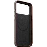 Nomad iPhone 17 Pro Max/iPhone 18 Pro Max Cover Traditional Leather Case Horween Rustic Brown