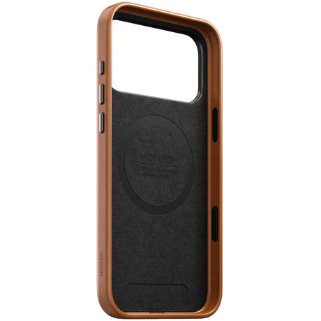 Nomad iPhone 17 Pro Max/iPhone 18 Pro Max Cover Traditional Leather Case Horween Saddle