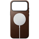Nomad iPhone 17 Pro Max/iPhone 18 Pro Max Cover Traditional Leather Case Brun