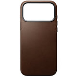 Nomad iPhone 17 Pro Max/iPhone 18 Pro Max Cover Traditional Leather Case Brun