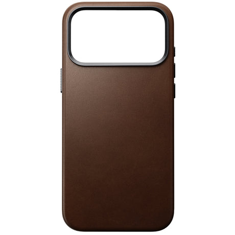 Nomad iPhone 17 Pro Max/iPhone 18 Pro Max Cover Traditional Leather Case Brun