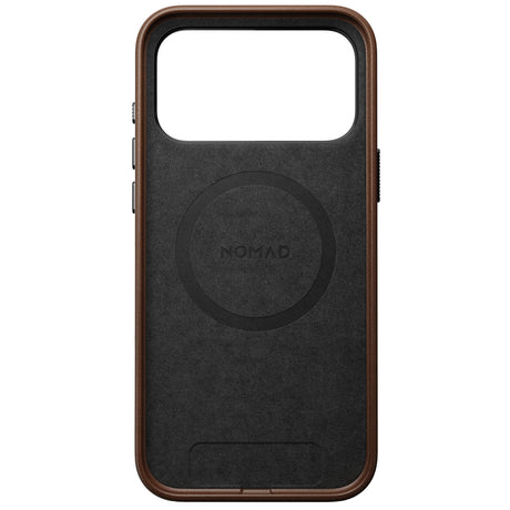 Nomad iPhone 17 Pro Max/iPhone 18 Pro Max Cover Traditional Leather Case Brun