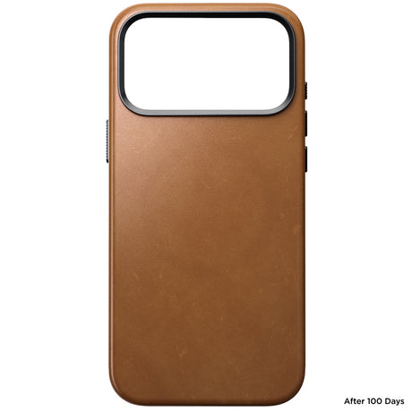 Nomad iPhone 17 Pro Max/iPhone 18 Pro Max Cover Traditional Leather Case English Tan
