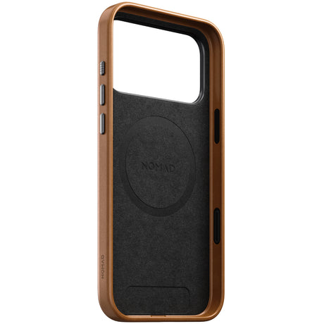 Nomad iPhone 17 Pro Max/iPhone 18 Pro Max Cover Traditional Leather Case English Tan