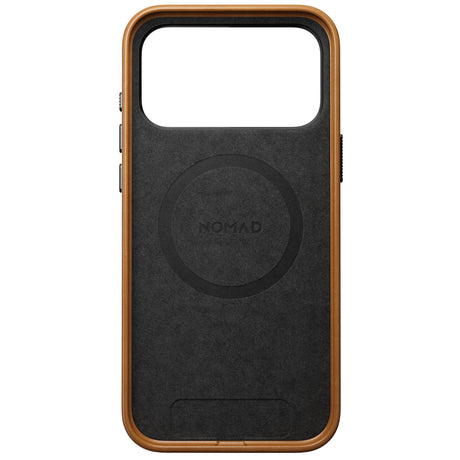 Nomad iPhone 17 Pro Max/iPhone 18 Pro Max Cover Traditional Leather Case English Tan