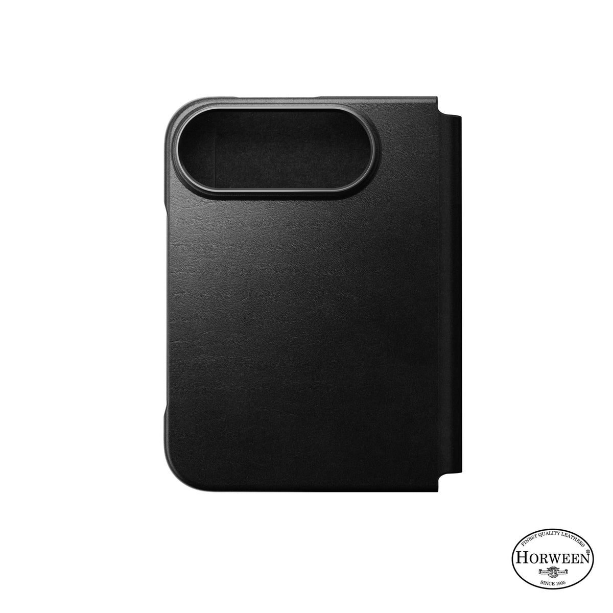 Nomad iPhone Duo Etui Traditional Leather Folio Horween Sort