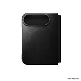 Nomad iPhone Duo Etui Traditional Leather Folio Horween Sort