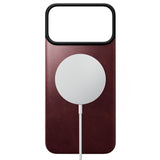 Nomad iPhone 17 Pro Max/iPhone 18 Pro Max Cover Mag Leather Back Burgundy