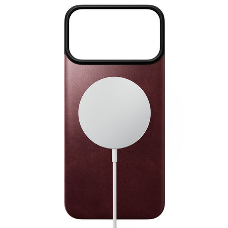 Nomad iPhone 17 Pro Max/iPhone 18 Pro Max Cover Mag Leather Back Burgundy