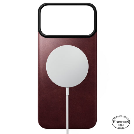 Nomad iPhone 17 Pro Max/iPhone 18 Pro Max Cover Mag Leather Back Burgundy