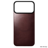 Nomad iPhone 17 Pro Max/iPhone 18 Pro Max Cover Mag Leather Back Burgundy