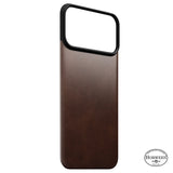 Nomad iPhone 17 Pro Max/iPhone 18 Pro Max Cover Mag Leather Back Rustic Brown