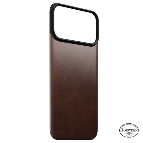 Nomad iPhone 17 Pro Max/iPhone 18 Pro Max Cover Mag Leather Back Rustic Brown