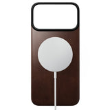 Nomad iPhone 17 Pro Max/iPhone 18 Pro Max Cover Mag Leather Back Rustic Brown