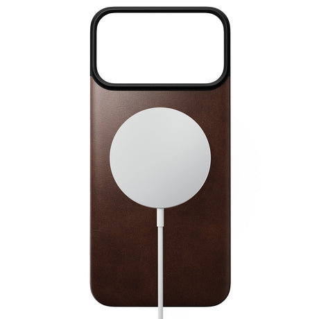 Nomad iPhone 17 Pro Max/iPhone 18 Pro Max Cover Mag Leather Back Rustic Brown