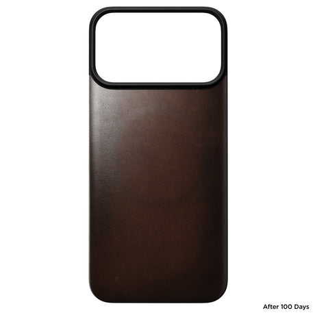 Nomad iPhone 17 Pro Max/iPhone 18 Pro Max Cover Mag Leather Back Rustic Brown