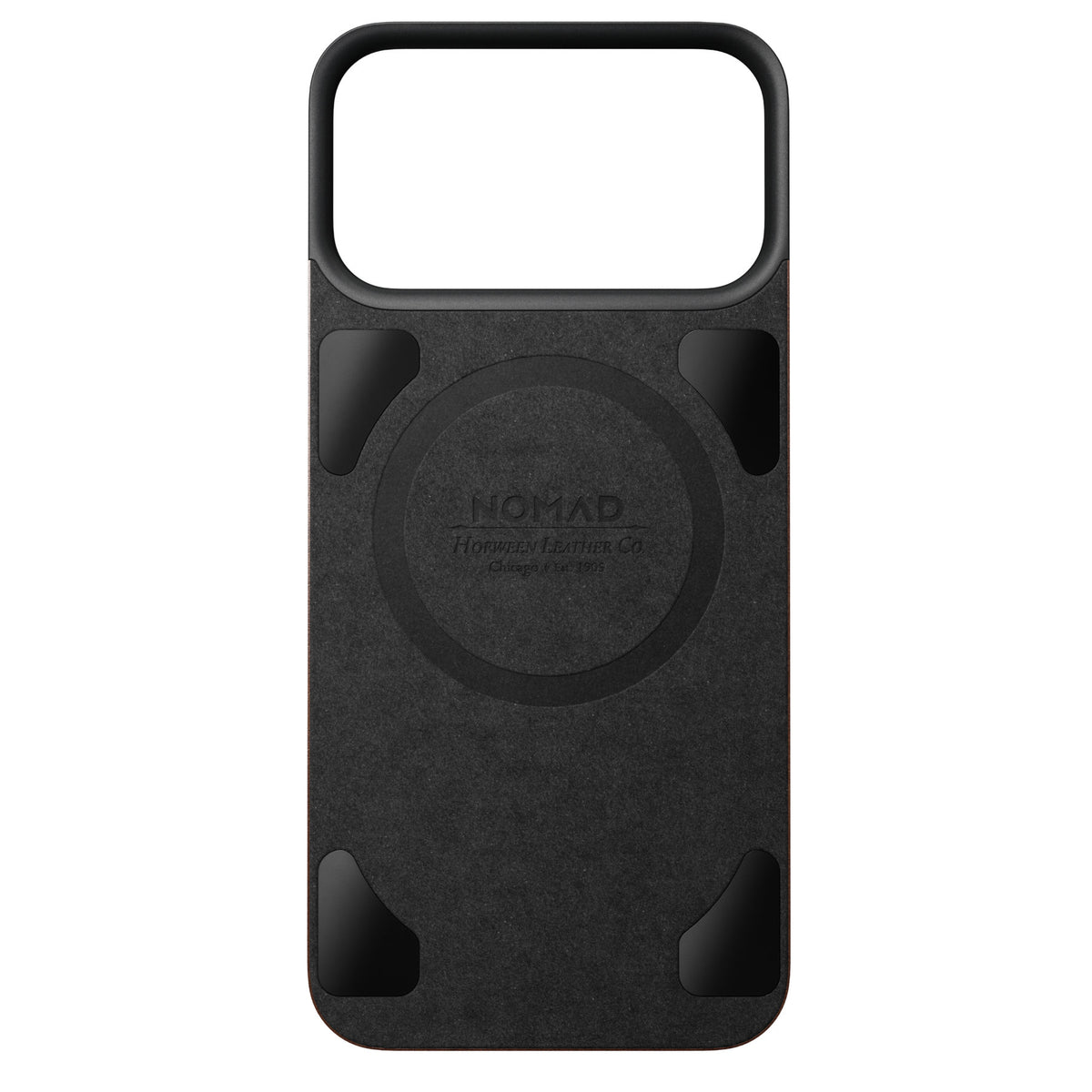 Nomad iPhone 17 Pro Max/iPhone 18 Pro Max Cover Mag Leather Back Rustic Brown