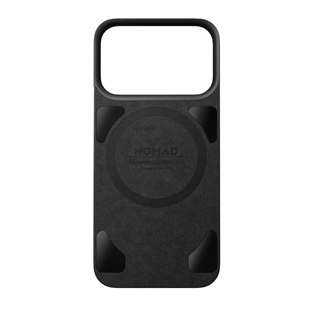 Nomad iPhone 17 Pro/iPhone 18 Pro Cover Mag Leather Back Sort