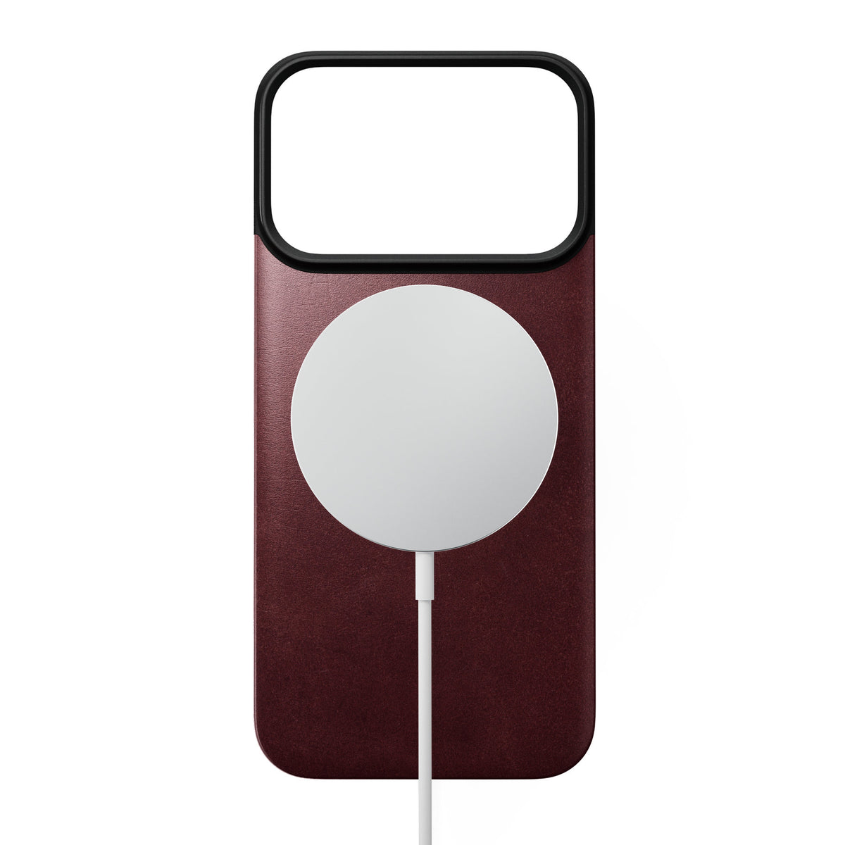 Nomad iPhone 17 Pro/iPhone 18 Pro Cover Mag Leather Back Burgundy