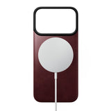 Nomad iPhone 17 Pro/iPhone 18 Pro Cover Mag Leather Back Burgundy