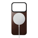 Nomad iPhone 17 Pro/iPhone 18 Pro Cover Mag Leather Back Rustic Brown