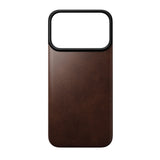 Nomad iPhone 17 Pro/iPhone 18 Pro Cover Mag Leather Back Rustic Brown