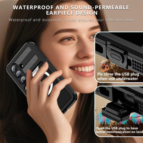 Redpepper Samsung Galaxy S26 Cover Vandtæt IP68 MagSafe Sort