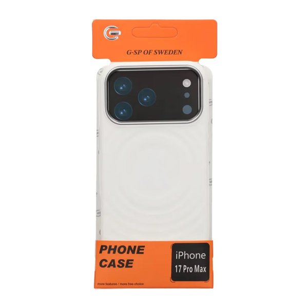 iPhone 17 Pro Max Cover Silikone MagSafe Hvid