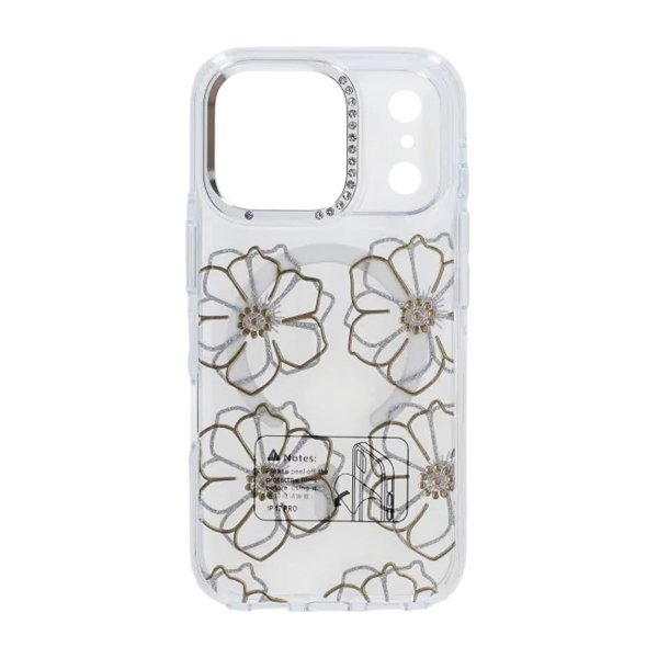 iPhone 17 Pro Max Cover Mønster MagSafe Blomster