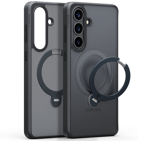 Torras Samsung Galaxy S26 Plus Cover Ostand Q3 Spin Obsidian-sort