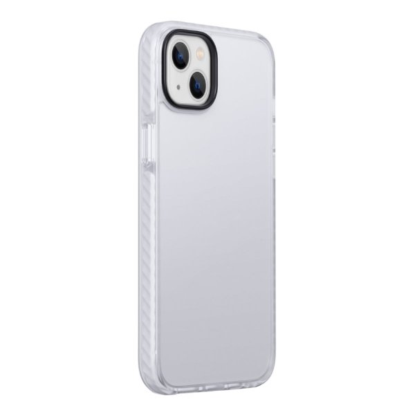 iPhone 15 Plus Cover Stødsikkert TPU Hvid