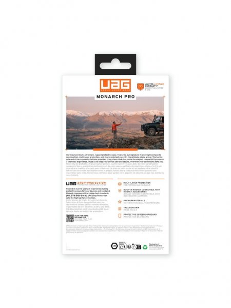 Urban Armor Gear (UAG) Samsung Galaxy S25 Cover Monarch Pro MagSafe Carbon Fiber