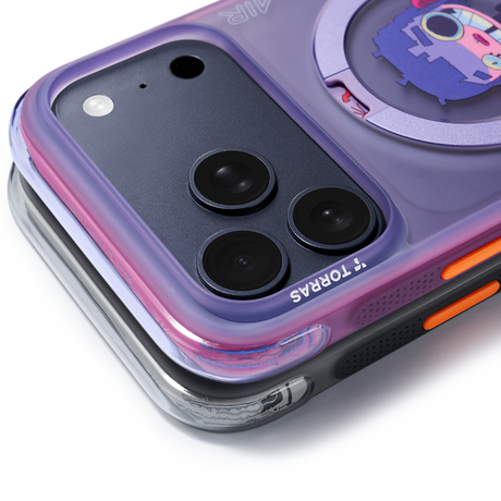 Torras iPhone 17 Pro Cover Ostand Q3 Air Gawx Neon Night Muse