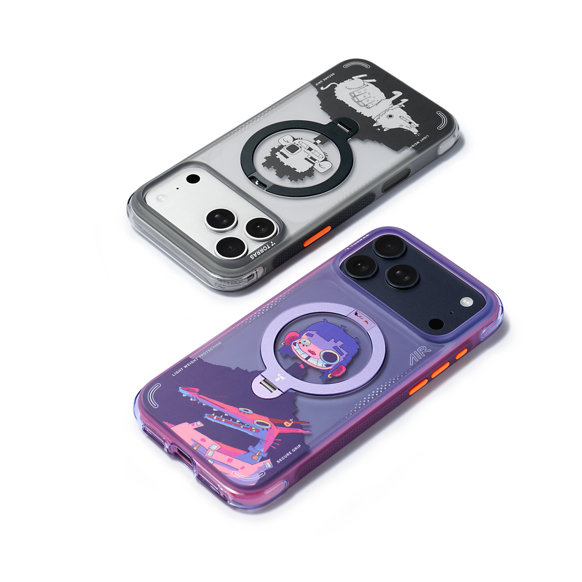 Torras iPhone 17 Pro Cover Ostand Q3 Air Gawx Dawnbreak Guard