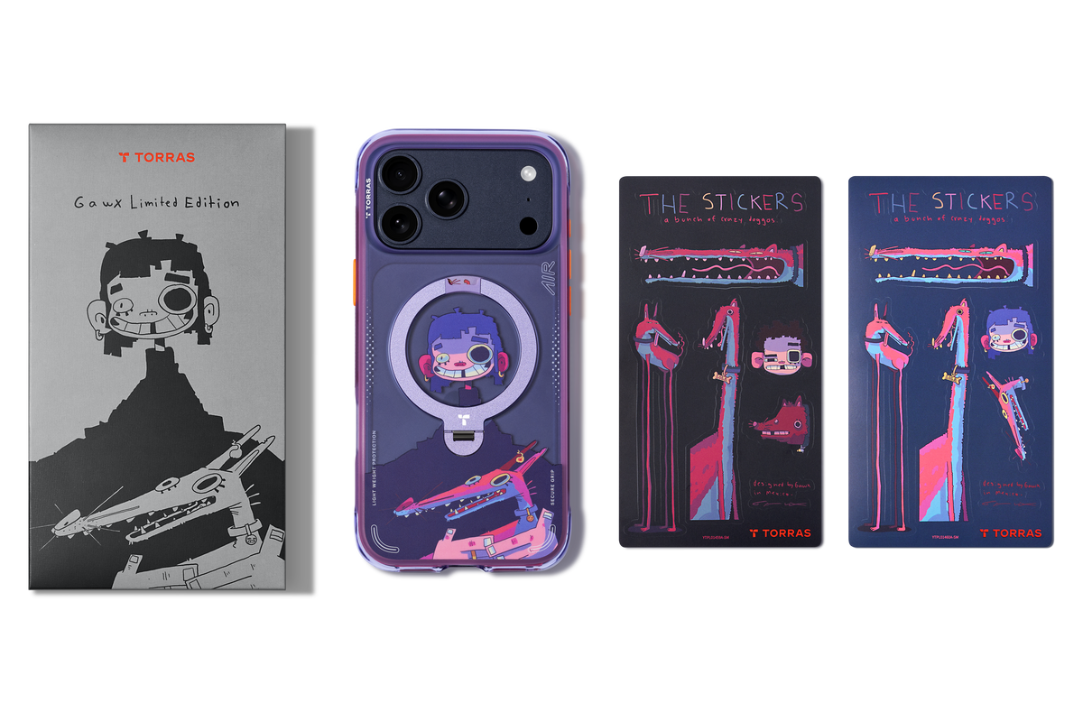 Torras iPhone 17 Pro Max Cover Ostand Q3 Air Gawx Neon Night Muse
