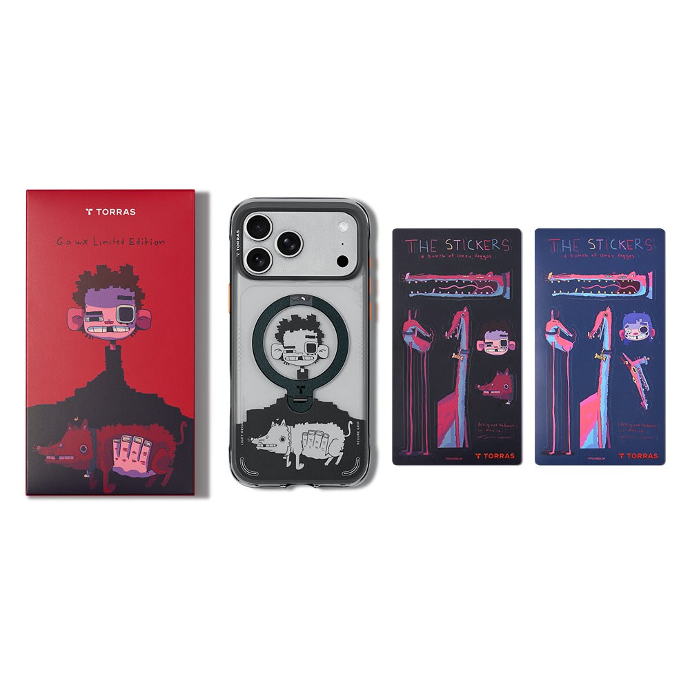 Torras iPhone 17 Pro Max Cover Ostand Q3 Air Gawx Dawnbreak Guard