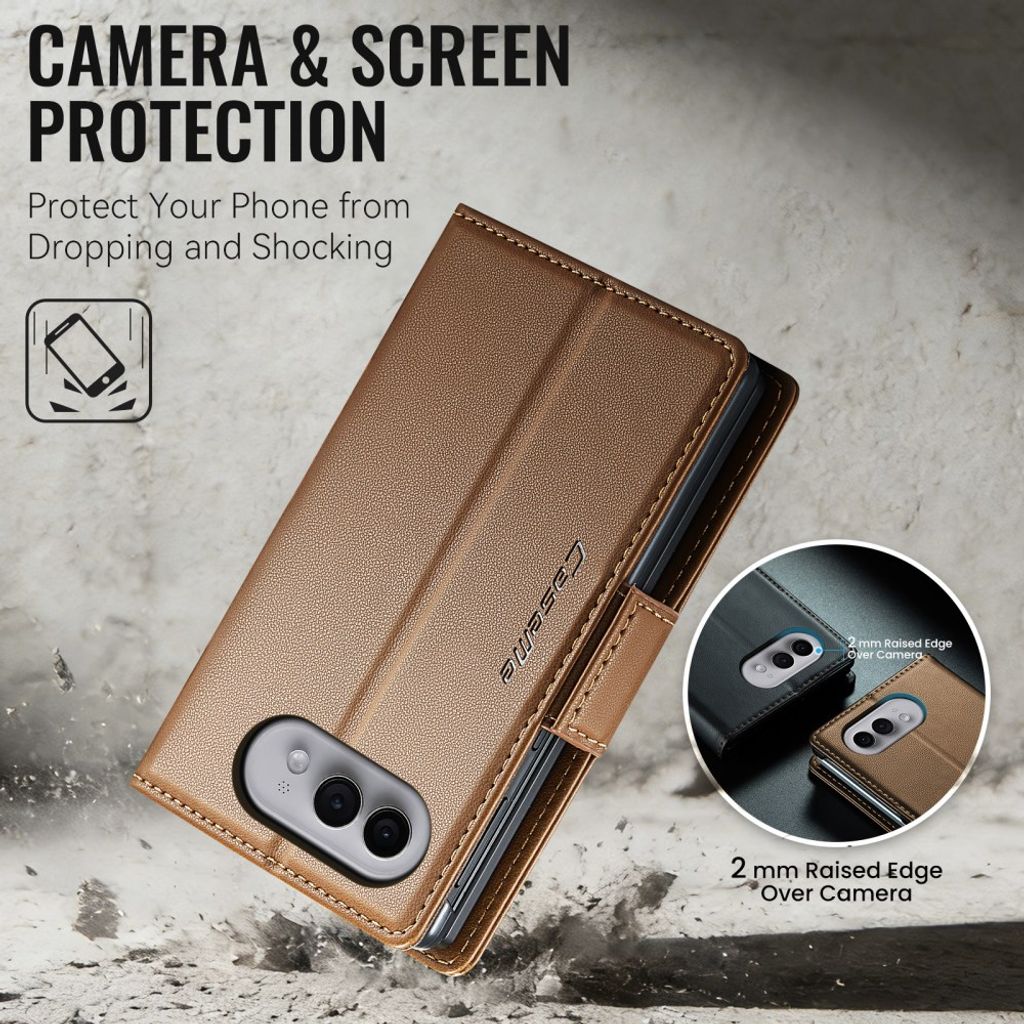 CaseMe iPhone Duo Etui 023 Series Brun