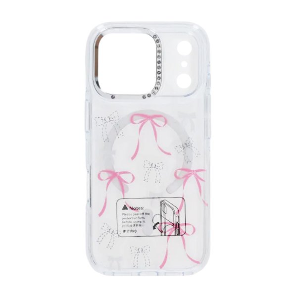 iPhone 17 Pro Cover Mønster MagSafe Roset