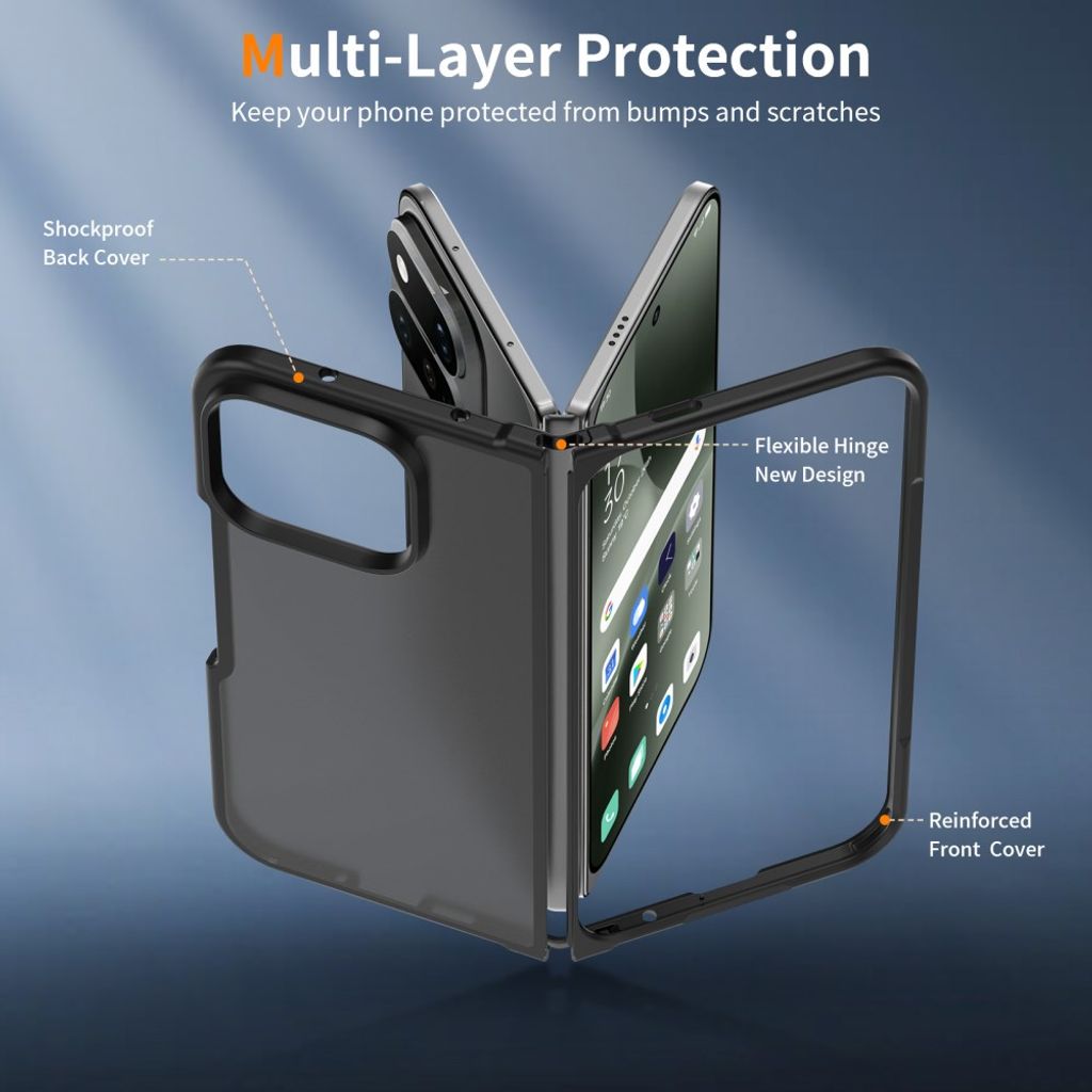 Google Pixel 11 Pro Fold Cover Frosted Sort