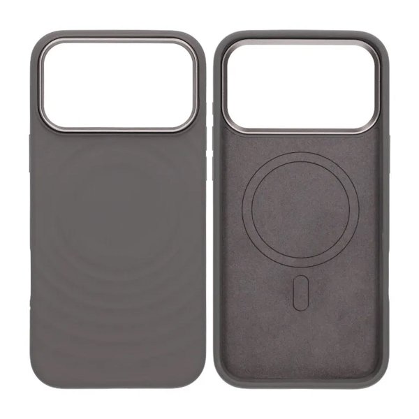 iPhone 17 Pro Max Cover Silikone MagSafe Mørkegrå