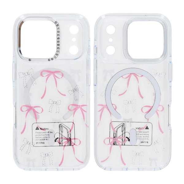 iPhone 17 Pro Max Cover Mønster MagSafe Roset