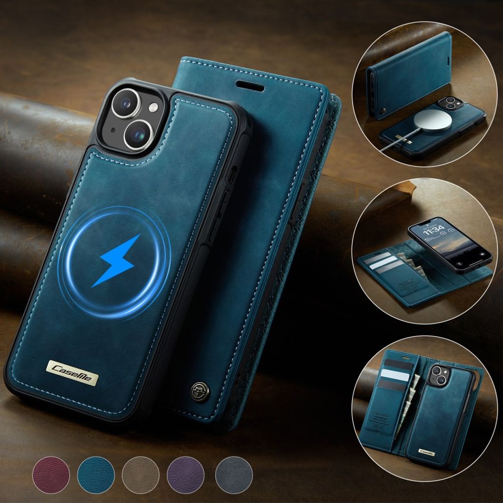 CaseMe iPhone 15 Etui C49 Series Grøn
