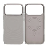 iPhone 17 Pro Max Cover Silikone MagSafe Lysegrå