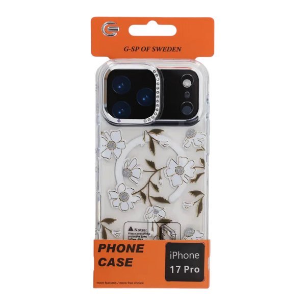 iPhone 17 Pro Cover Mønster MagSafe Blomstergrene