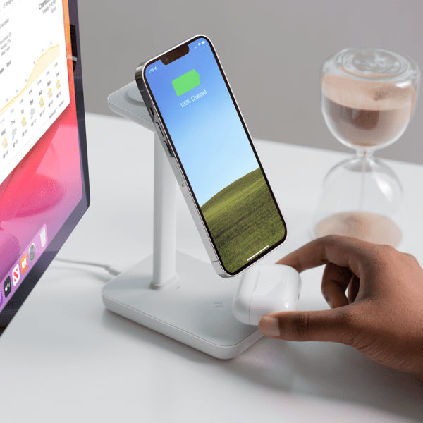 Twelve South Trådløs Oplader HiRise Three MagSafe Hvid